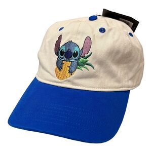 DISNEY Women’s LILO & STITCH Pineapple Hat Baseball‎ Cap Hawaii Tropical Ohana